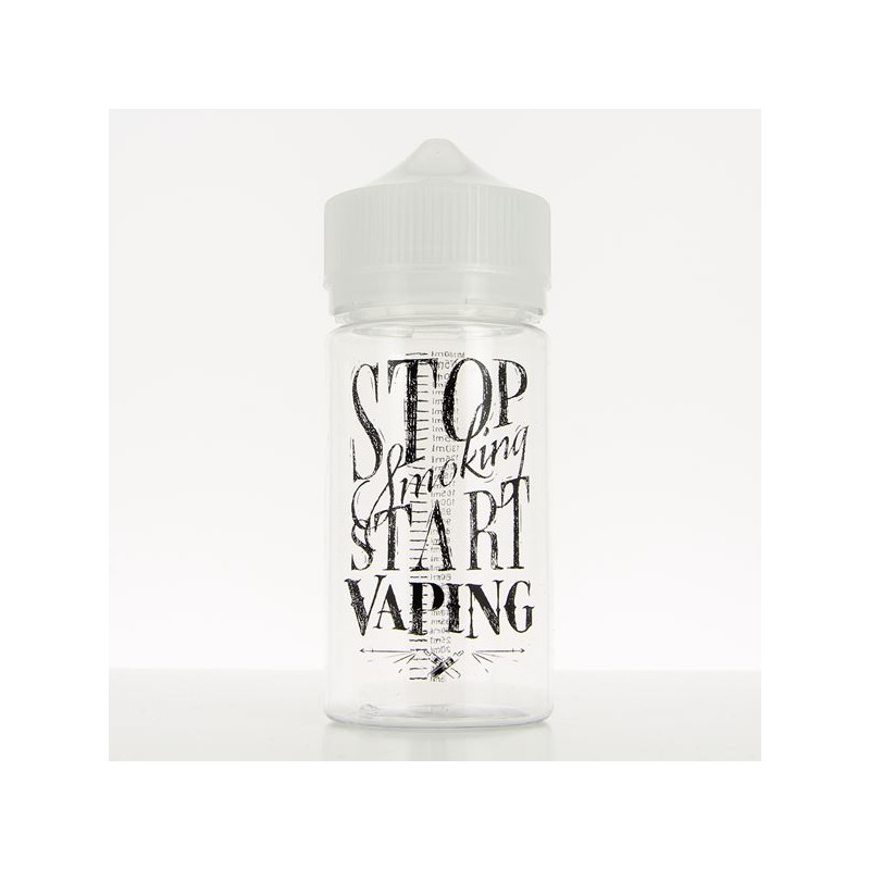 stop smoking start vaping Empty Bottles 180ml Stop Smoking Start Vaping
