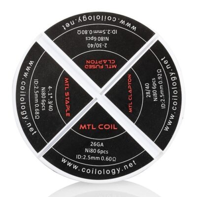 Coilology - MTL Prebuilt 4 in 1 pack Ni80