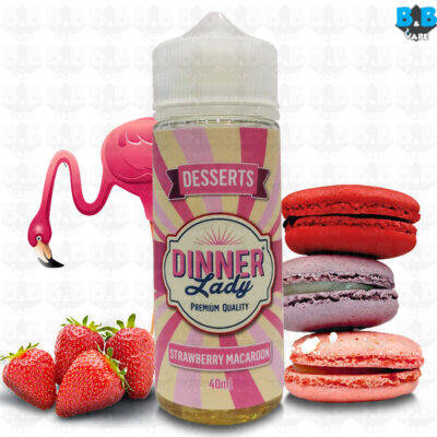 Dinner Lady - Strawberry Macaroon 120ml