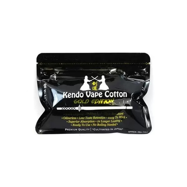 Kendo Vape Cotton Gold Edition 1 Kendo Vape Cotton Gold Edition 1